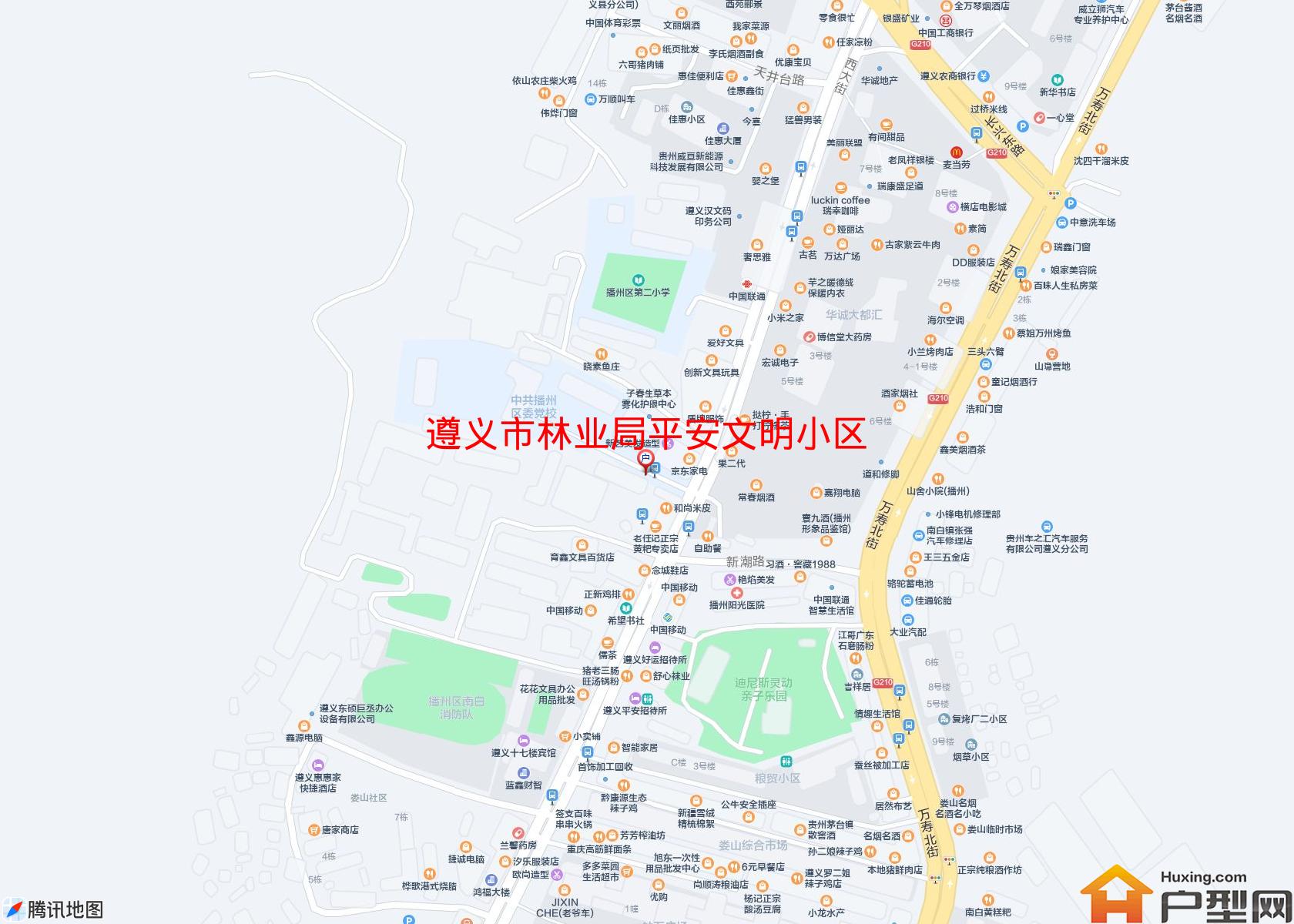 林业局平安文明小区小区 - 户型网