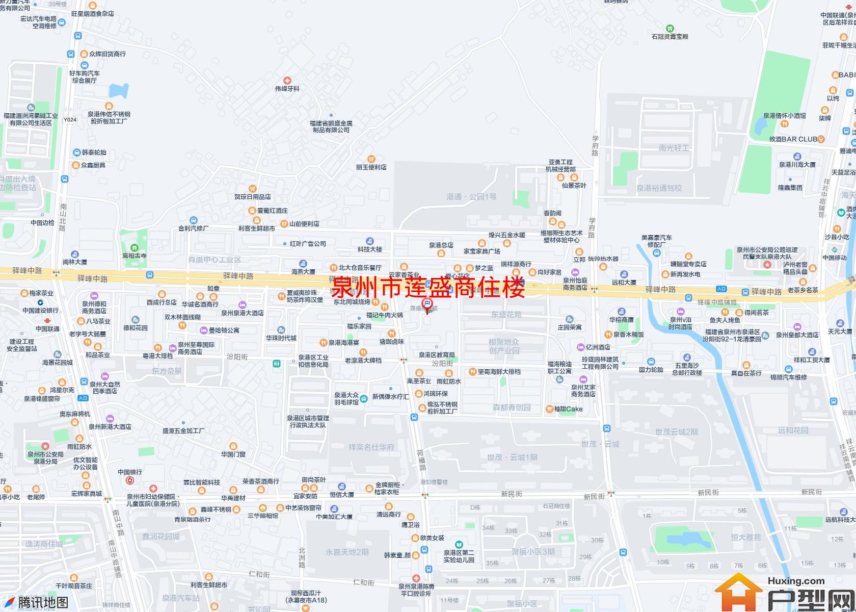 莲盛商住楼小区 - 户型网