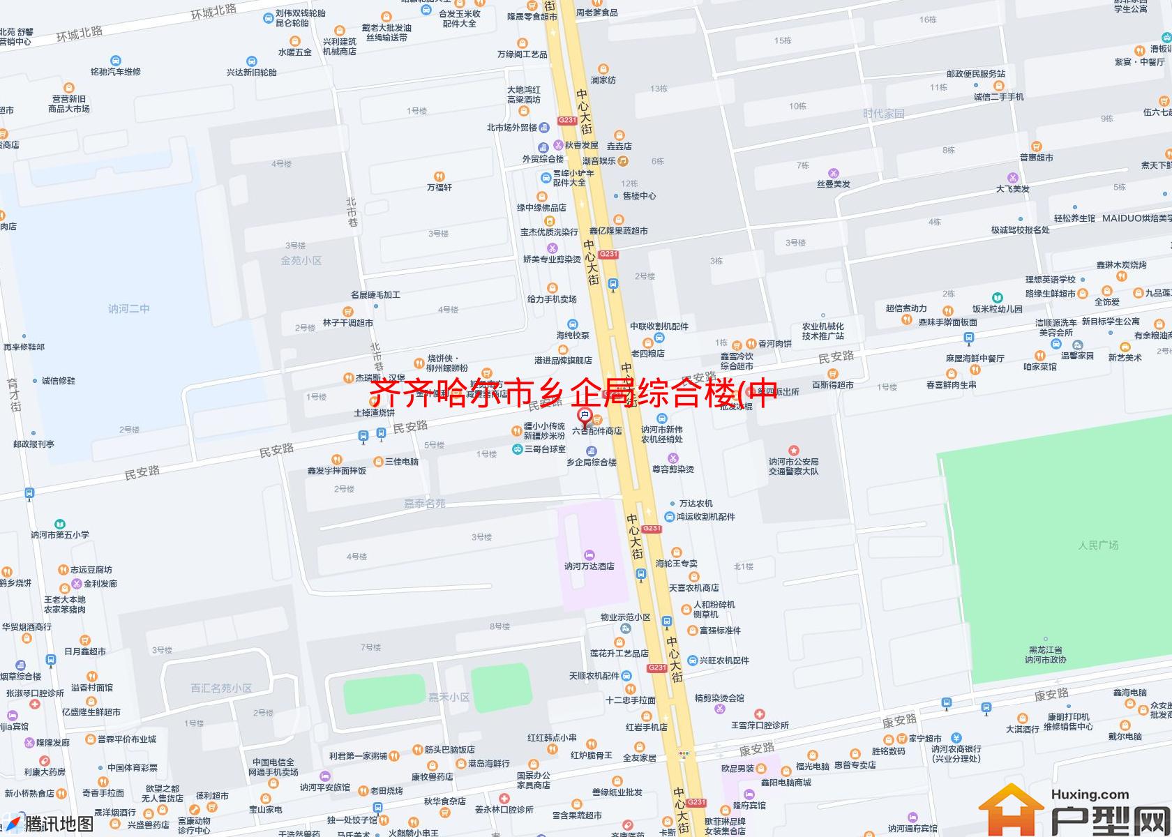 乡企局综合楼(中心大街)小区 - 户型网