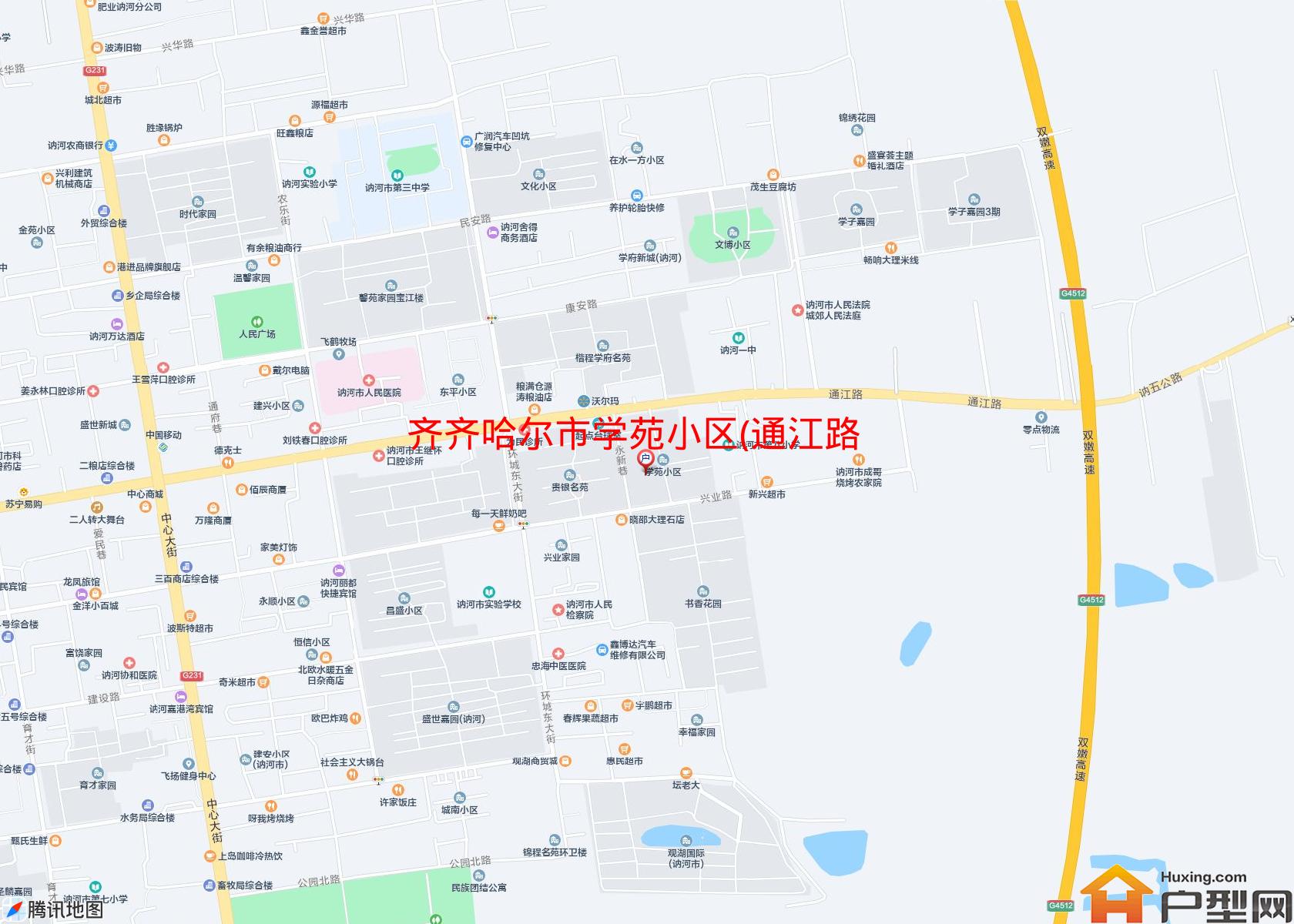 学苑小区(通江路8号)小区 - 户型网