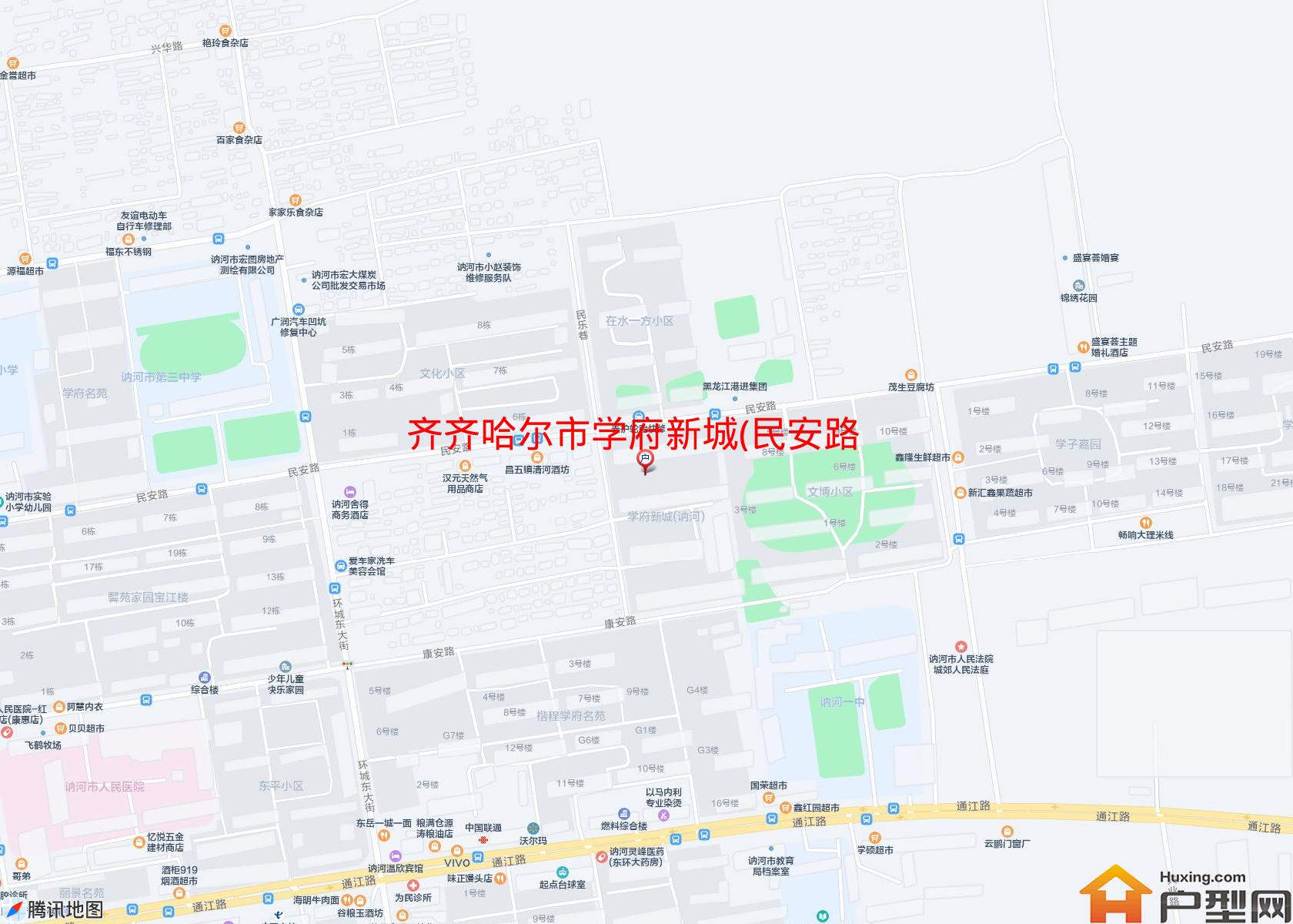 学府新城(民安路)小区 - 户型网