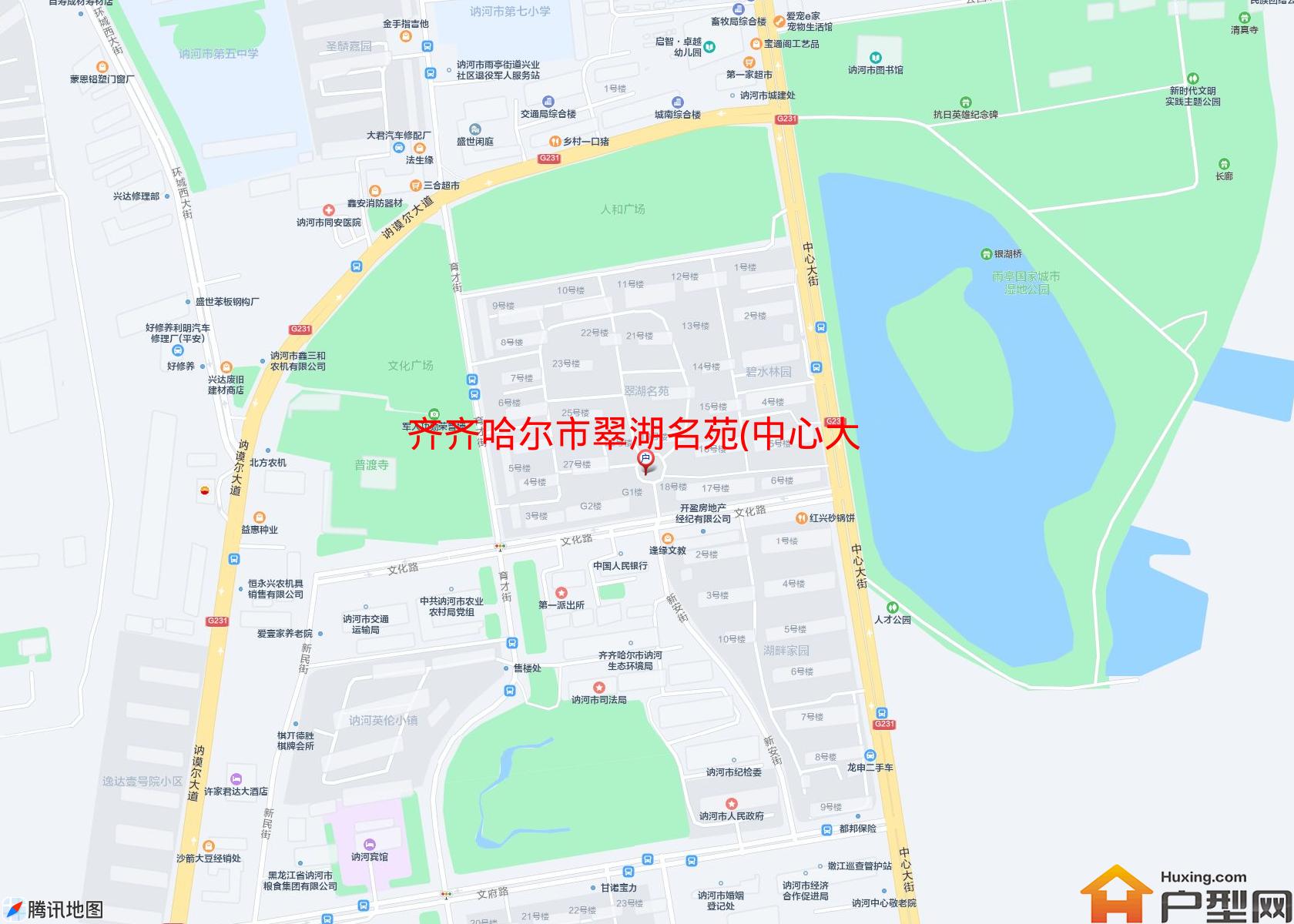 翠湖名苑(中心大街)小区 - 户型网