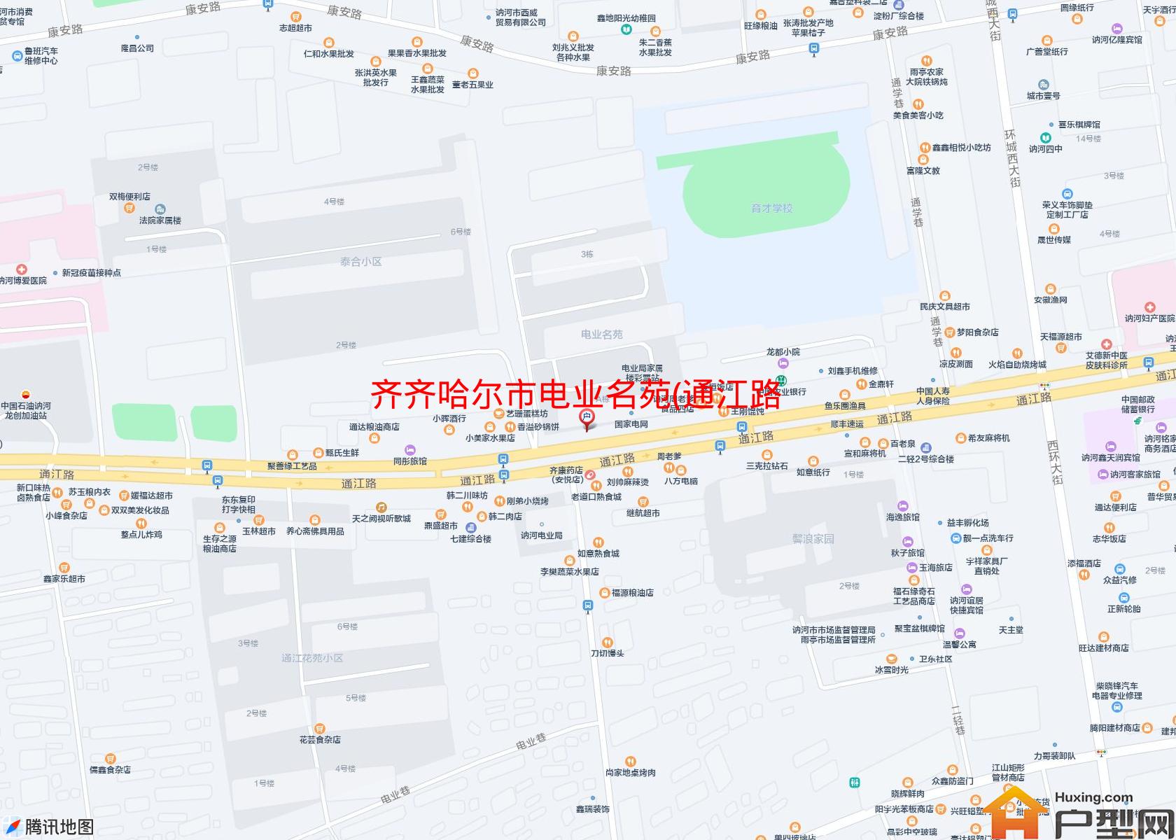 电业名苑(通江路528号)小区 - 户型网