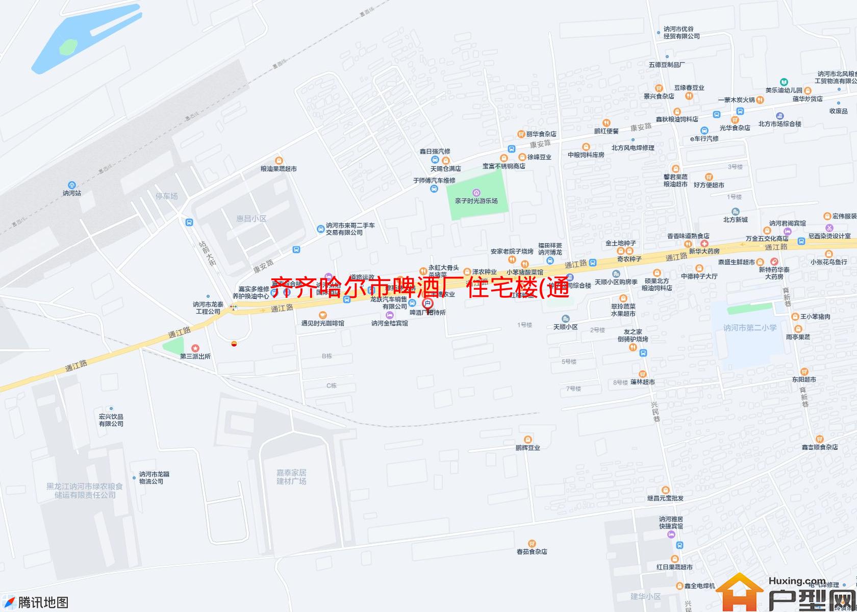 啤酒厂住宅楼(通江路)小区 - 户型网