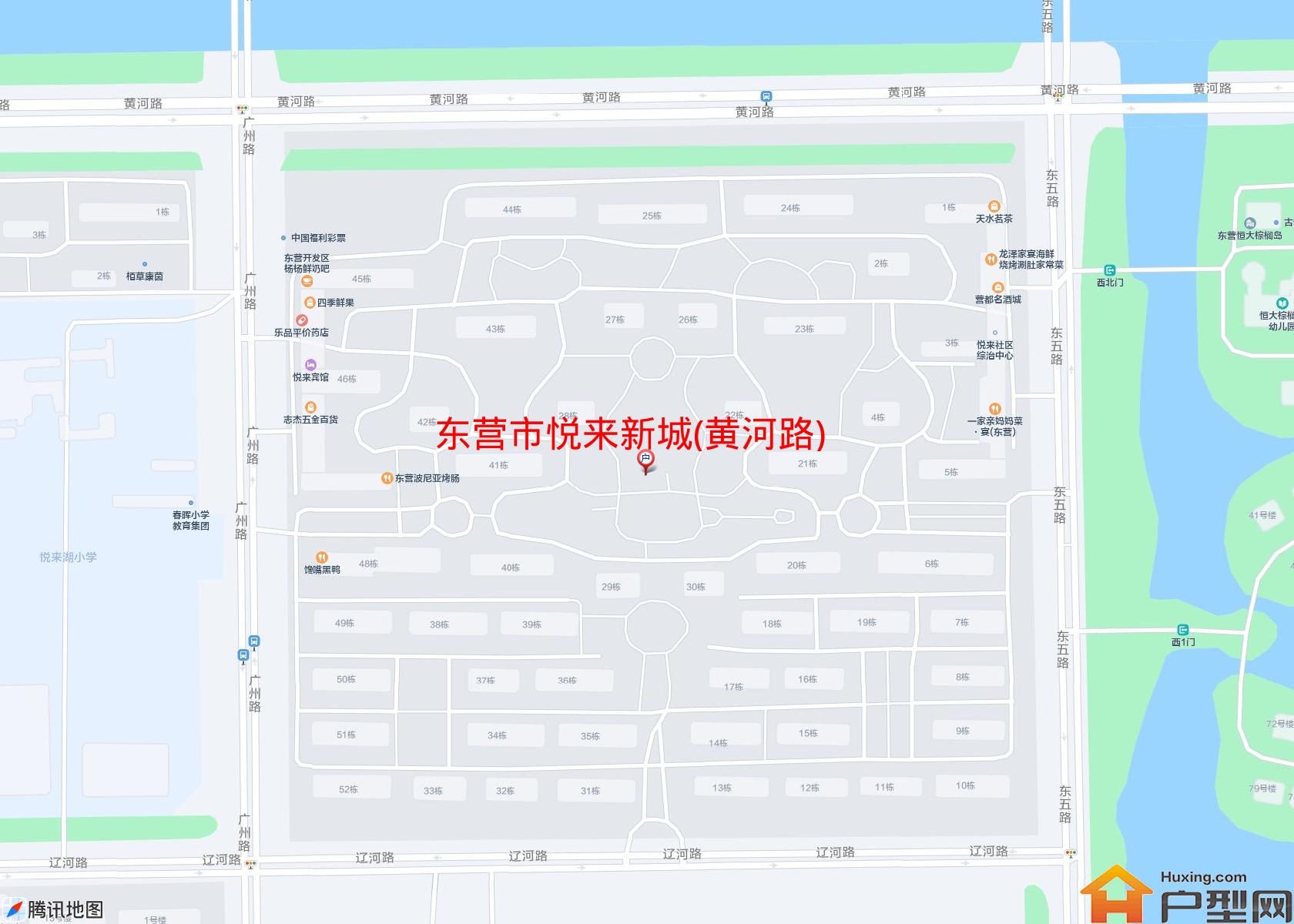悦来新城(黄河路)小区 - 户型网