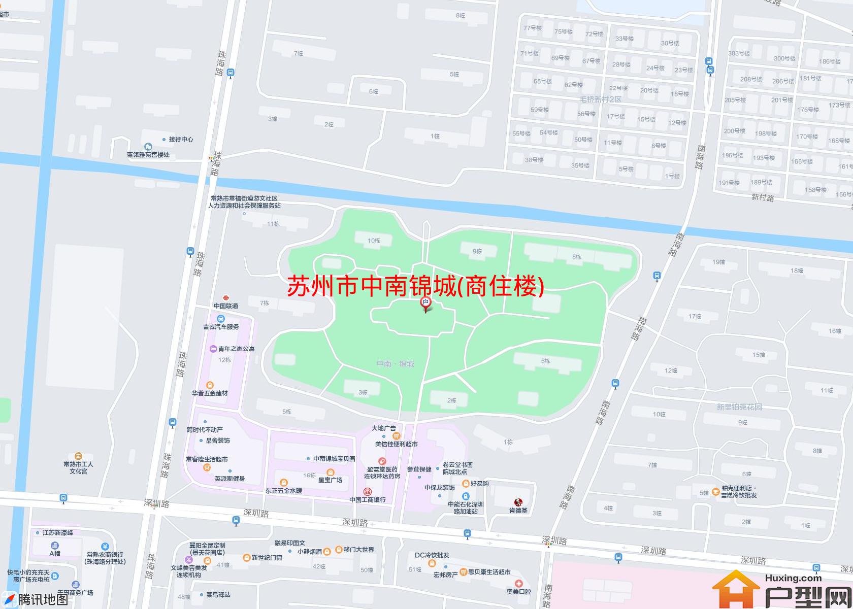 中南锦城(商住楼)小区 - 户型网