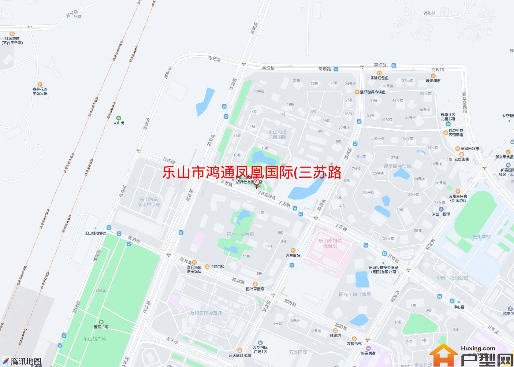 鸿通凤凰国际(三苏路)小区 - 户型网