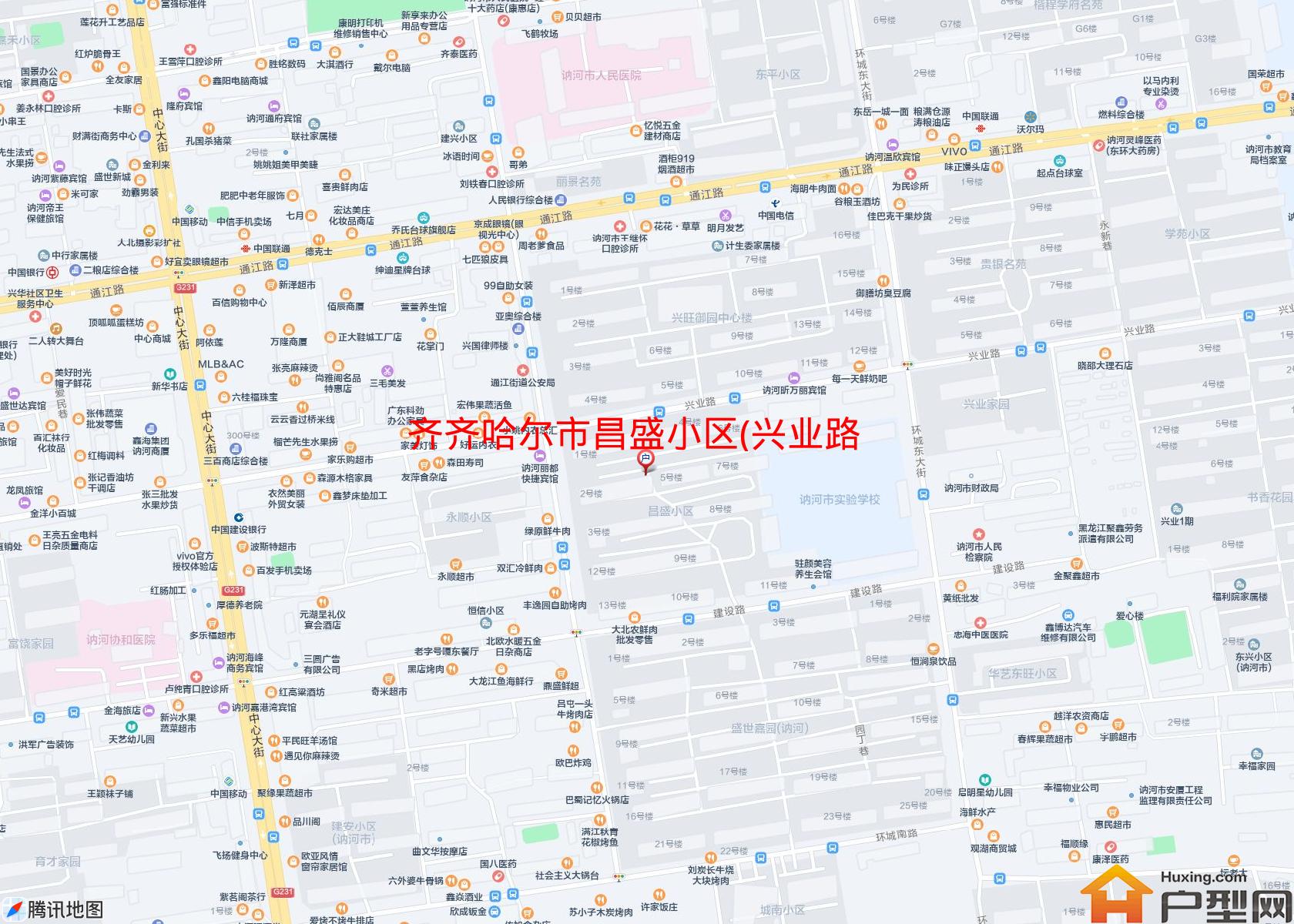 昌盛小区(兴业路)小区 - 户型网
