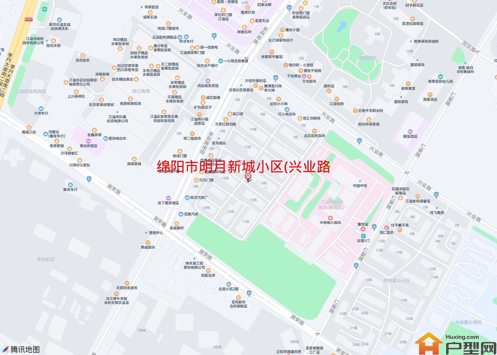 明月新城小区(兴业路)小区 - 户型网