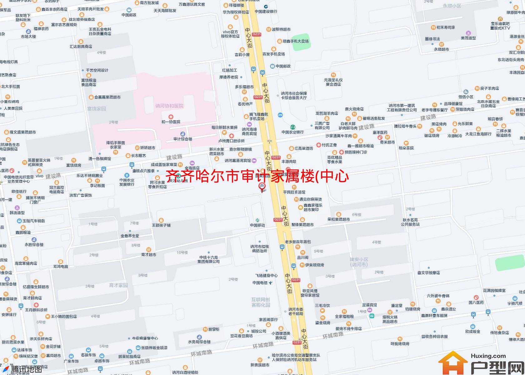 审计家属楼(中心大街)小区 - 户型网