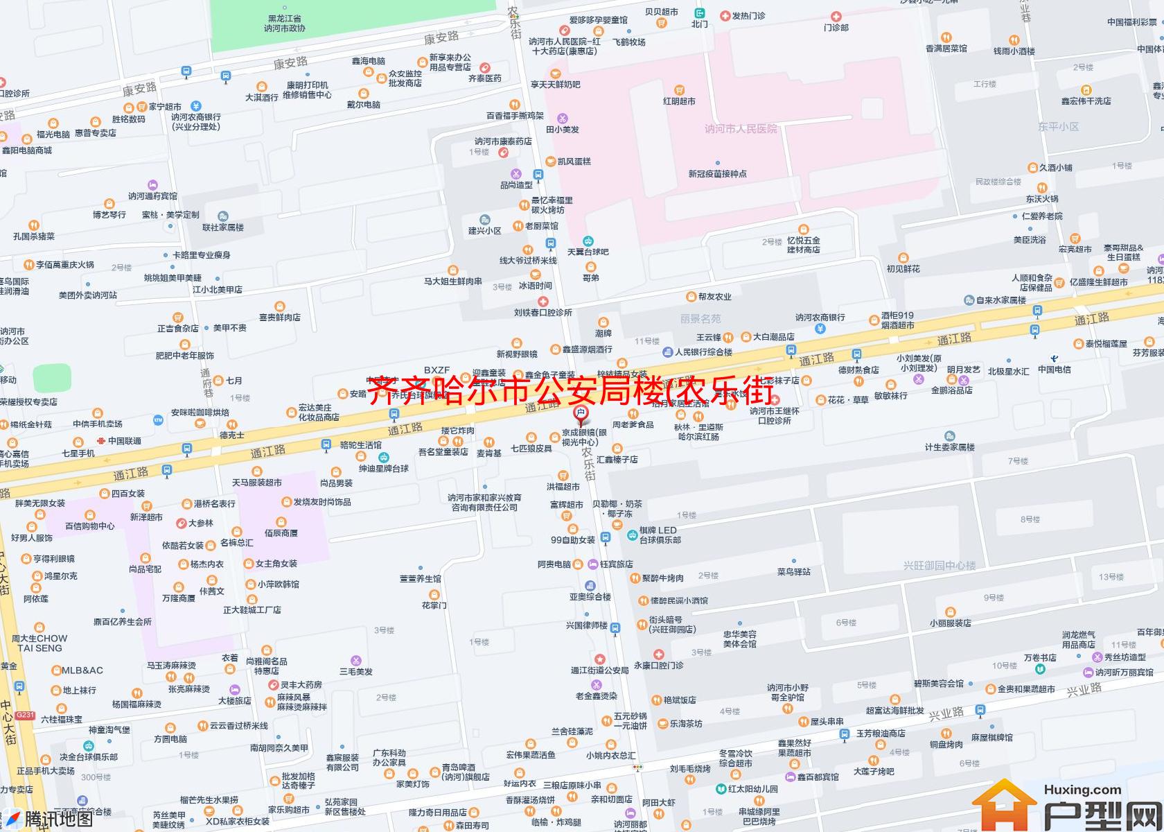 公安局楼(农乐街)小区 - 户型网