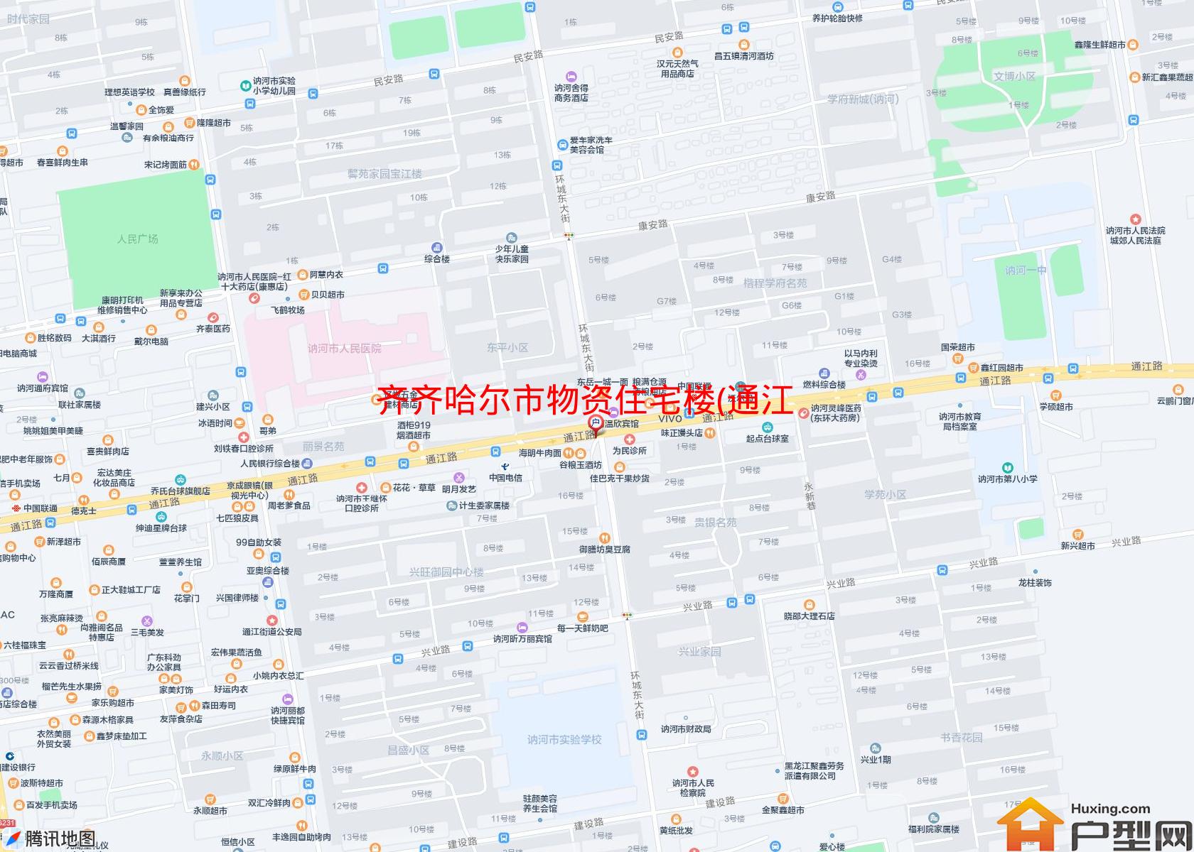 物资住宅楼(通江路)小区 - 户型网
