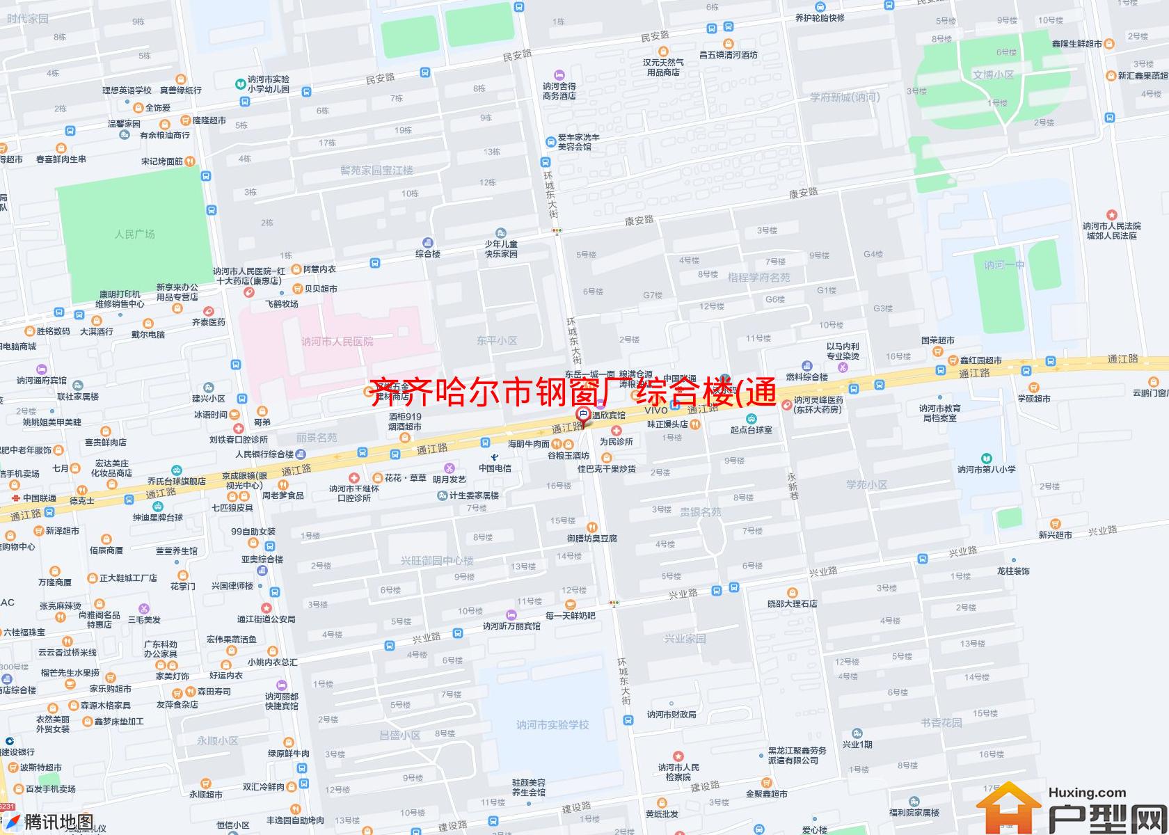 钢窗厂综合楼(通江路)小区 - 户型网