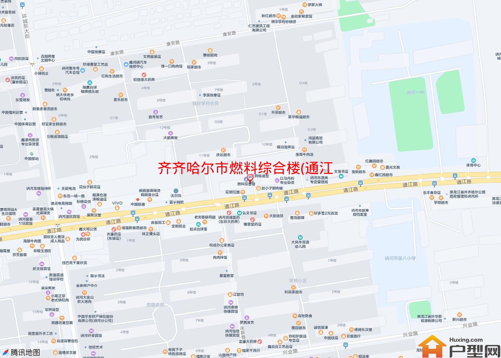 燃料综合楼(通江路)小区 - 户型网