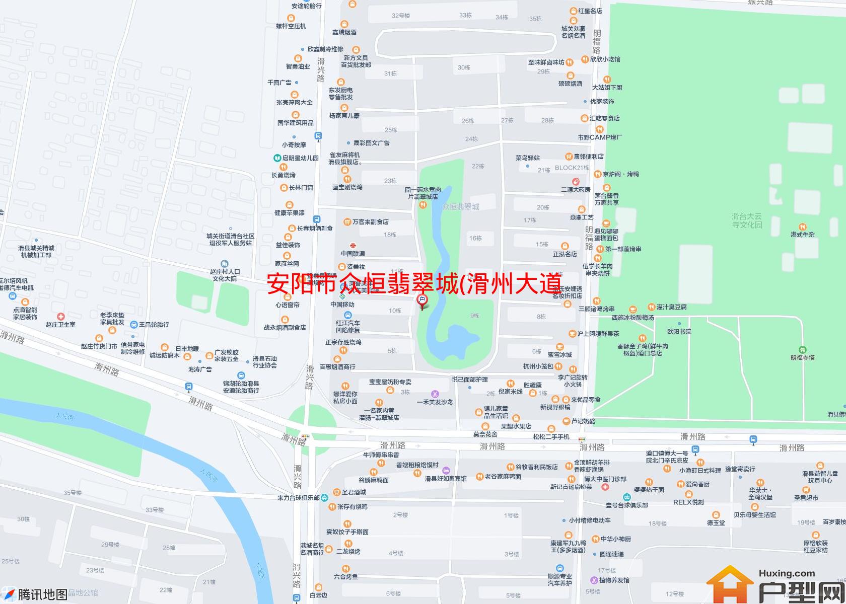 众恒翡翠城(滑州大道)小区 - 户型网