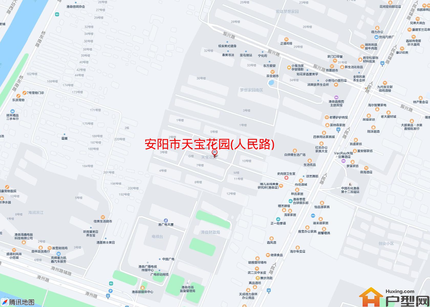天宝花园(人民路)小区 - 户型网