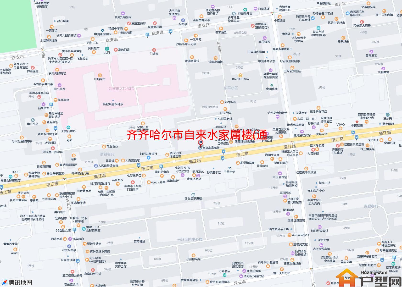 自来水家属楼(通江路)小区 - 户型网