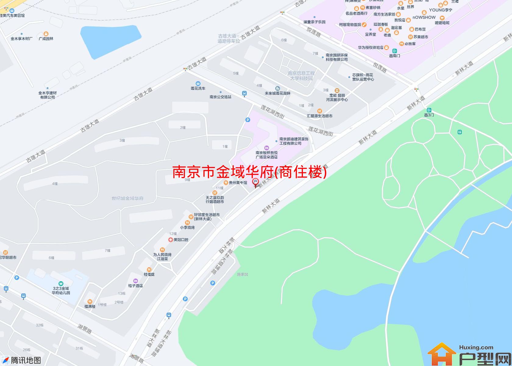 金域华府(商住楼)小区 - 户型网
