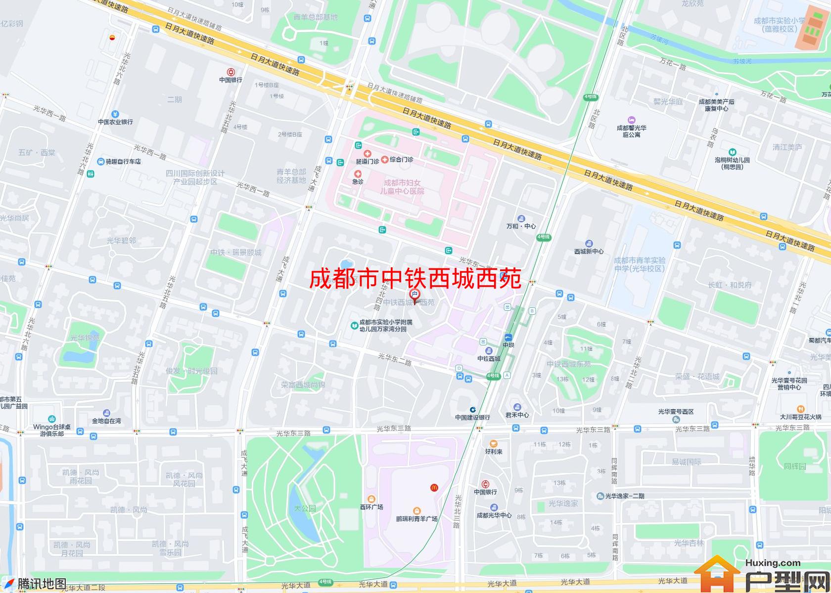 中铁西城西苑小区 - 户型网