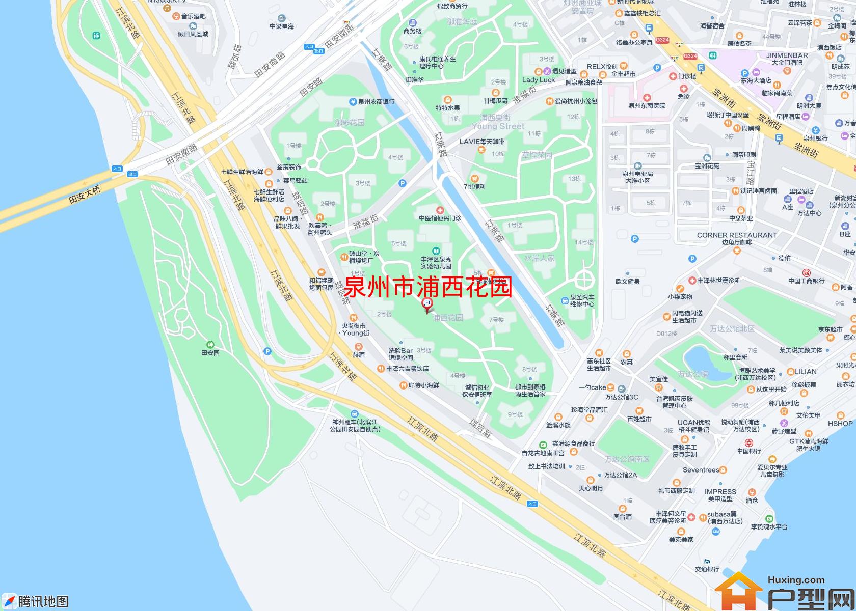 浦西花园小区 - 户型网