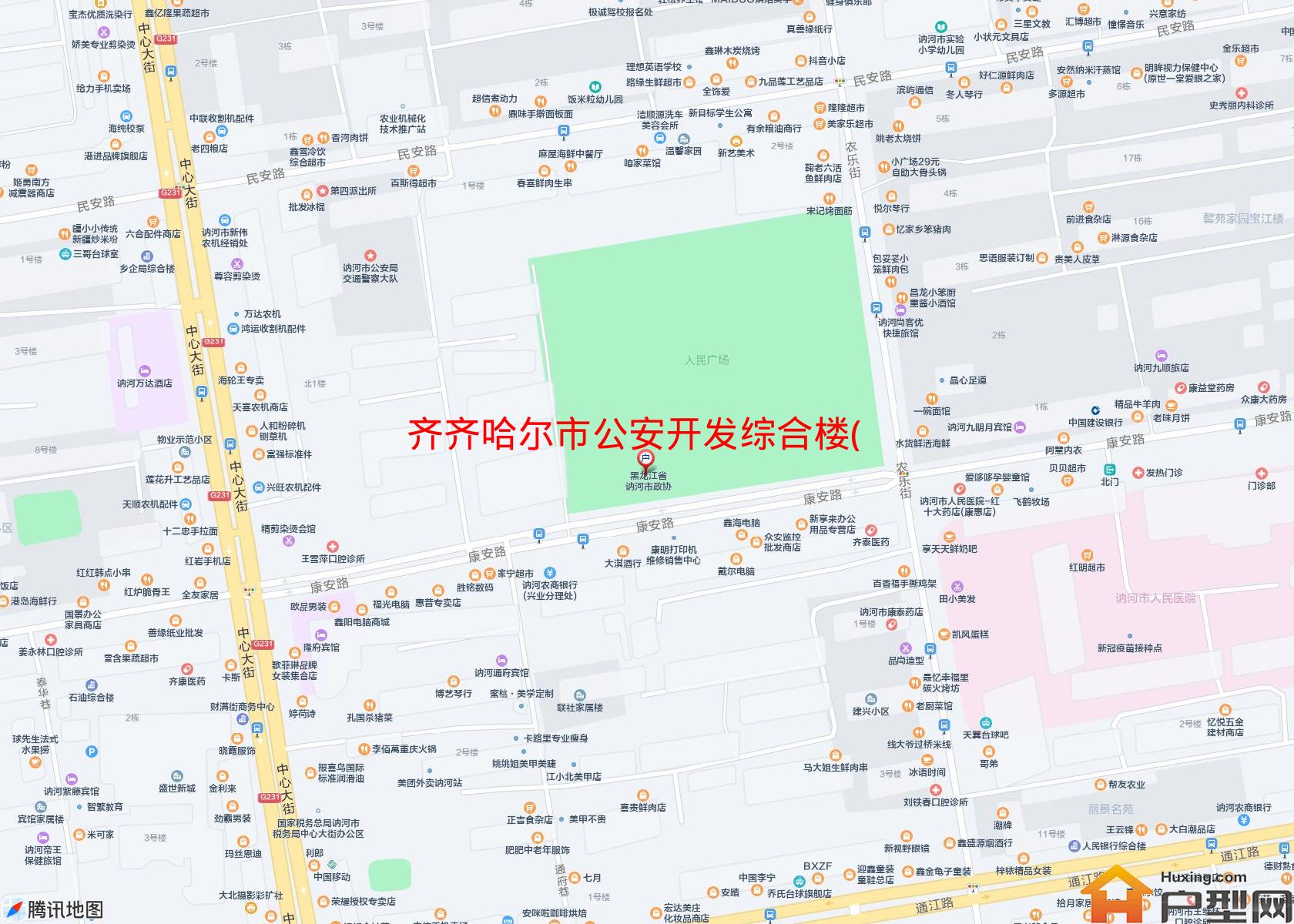 公安开发综合楼(通江路)小区 - 户型网