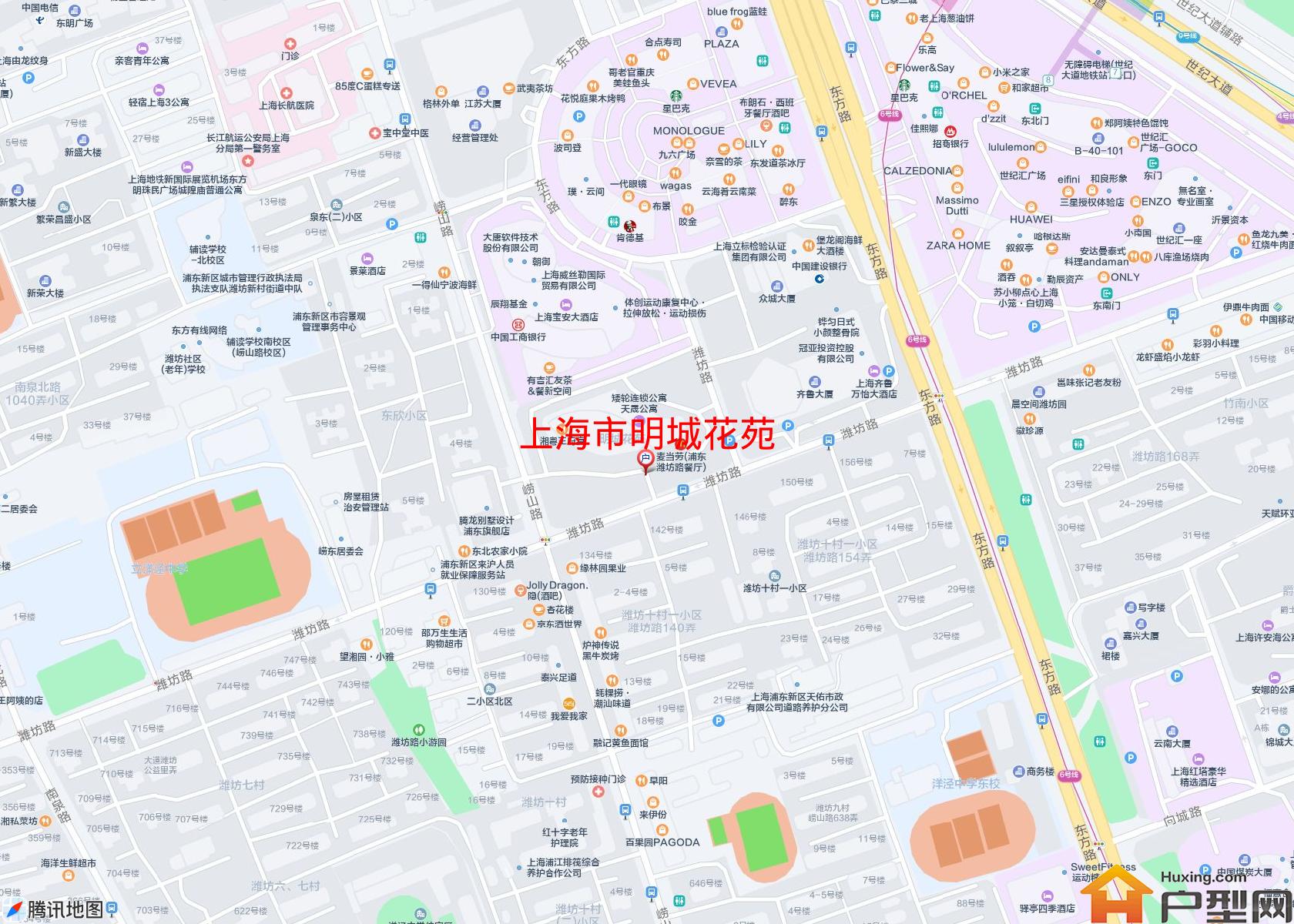 明城花苑小区 - 户型网