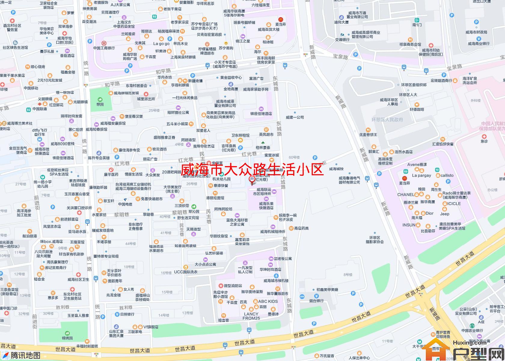 大众路生活小区小区 - 户型网