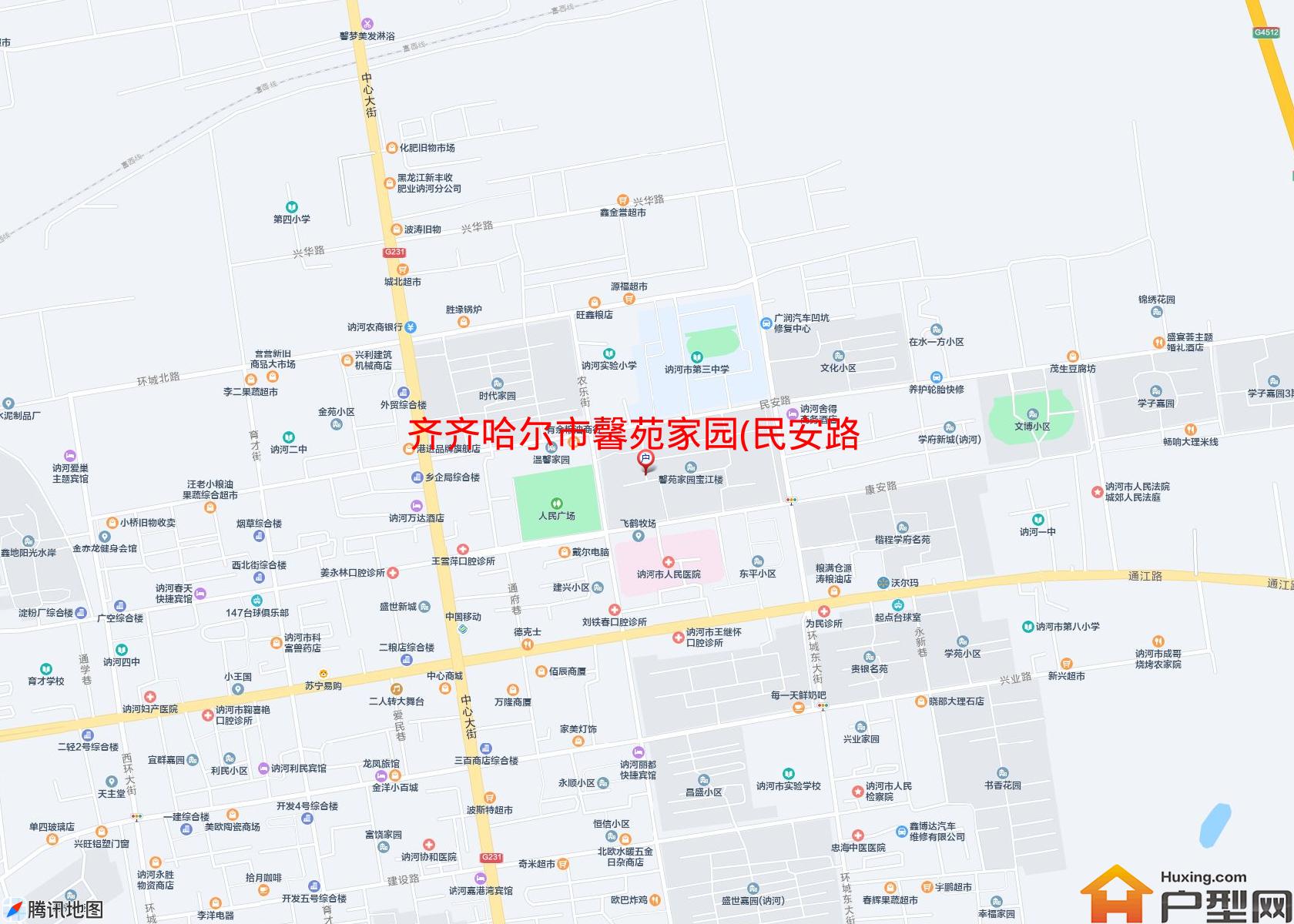 馨苑家园(民安路)小区 - 户型网