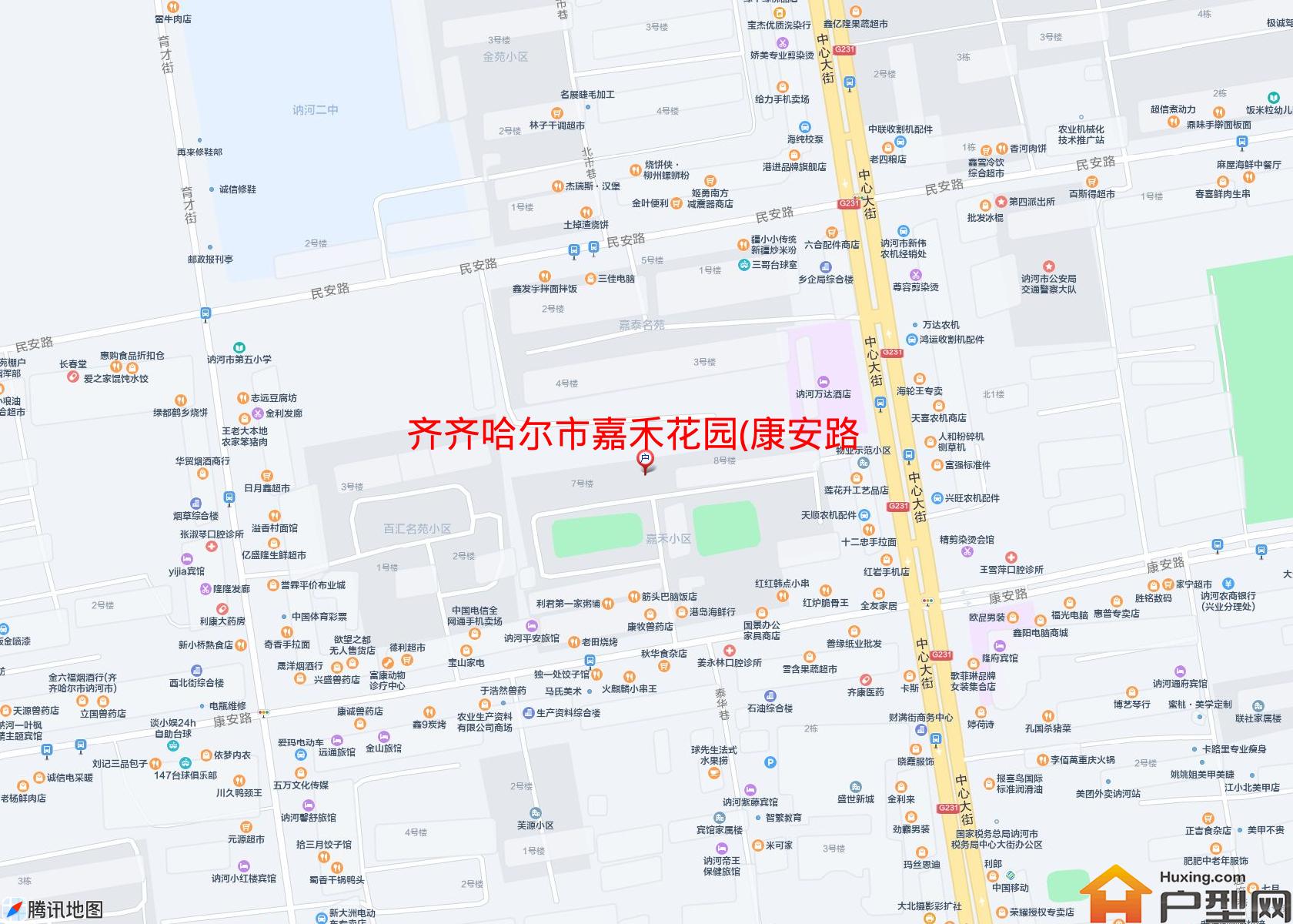 嘉禾花园(康安路166号)小区 - 户型网