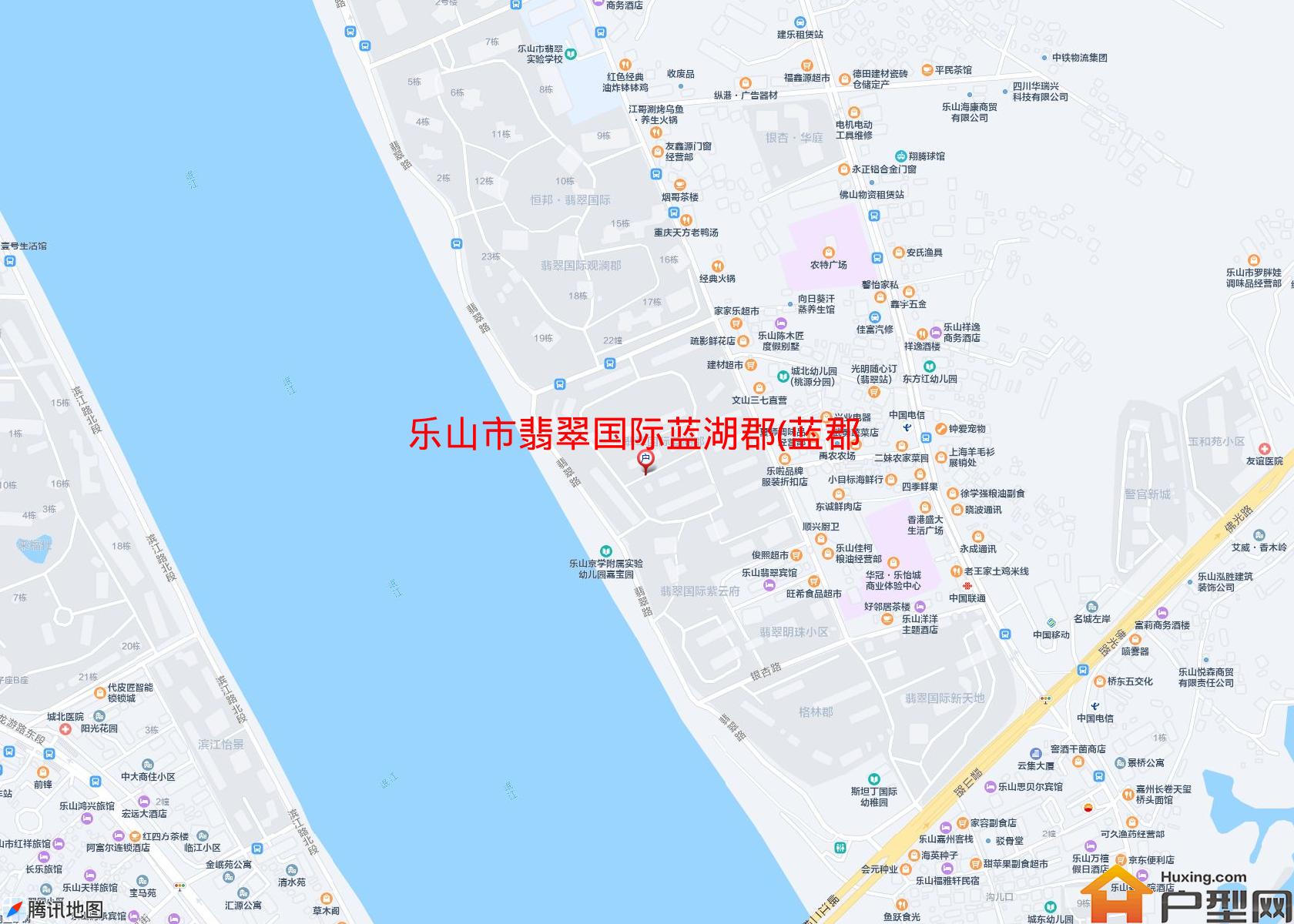 翡翠国际蓝湖郡(蓝郡路399号)小区 - 户型网