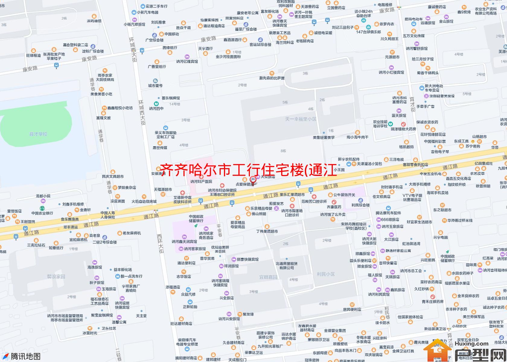 工行住宅楼(通江路)小区 - 户型网