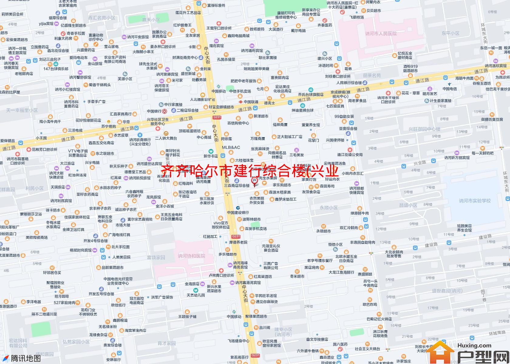 建行综合楼(兴业路)小区 - 户型网