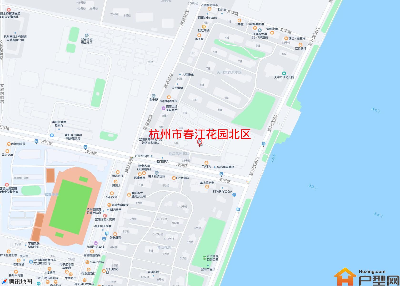 春江花园北区小区 - 户型网