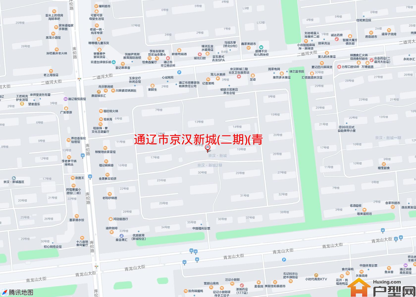 京汉新城(二期)(青龙山大街)小区 - 户型网