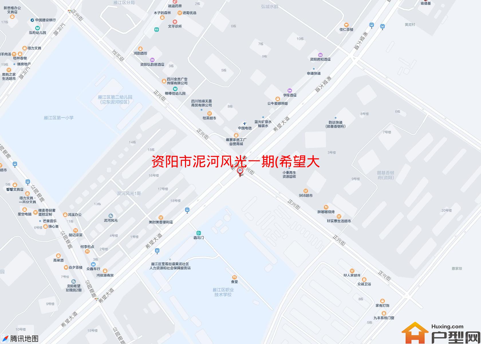 泥河风光一期(希望大道)小区 - 户型网
