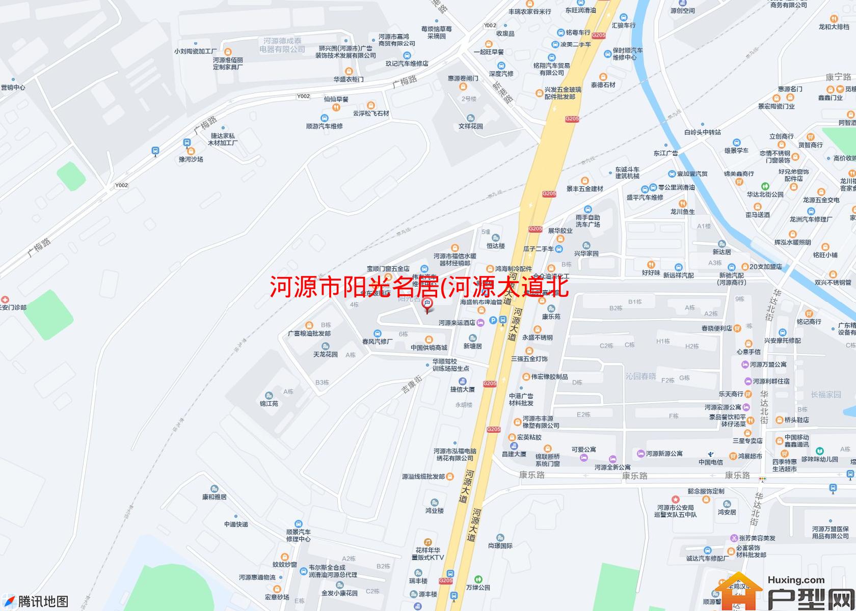 阳光名居(河源大道北319号)小区 - 户型网