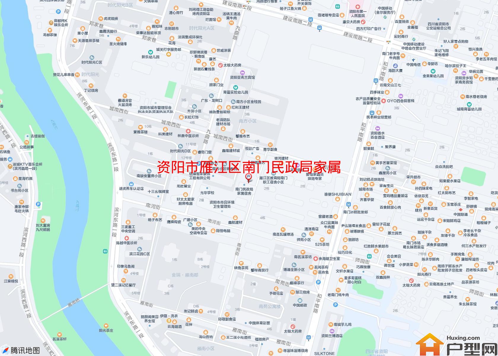 雁江区南门民政局家属宿舍(南河街6号)小区 - 户型网