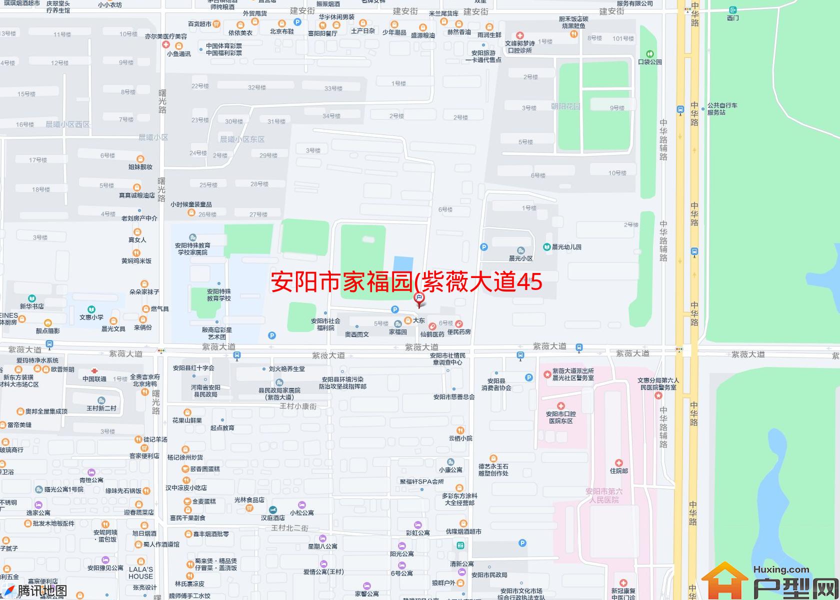 家福园(紫薇大道452号)小区 - 户型网
