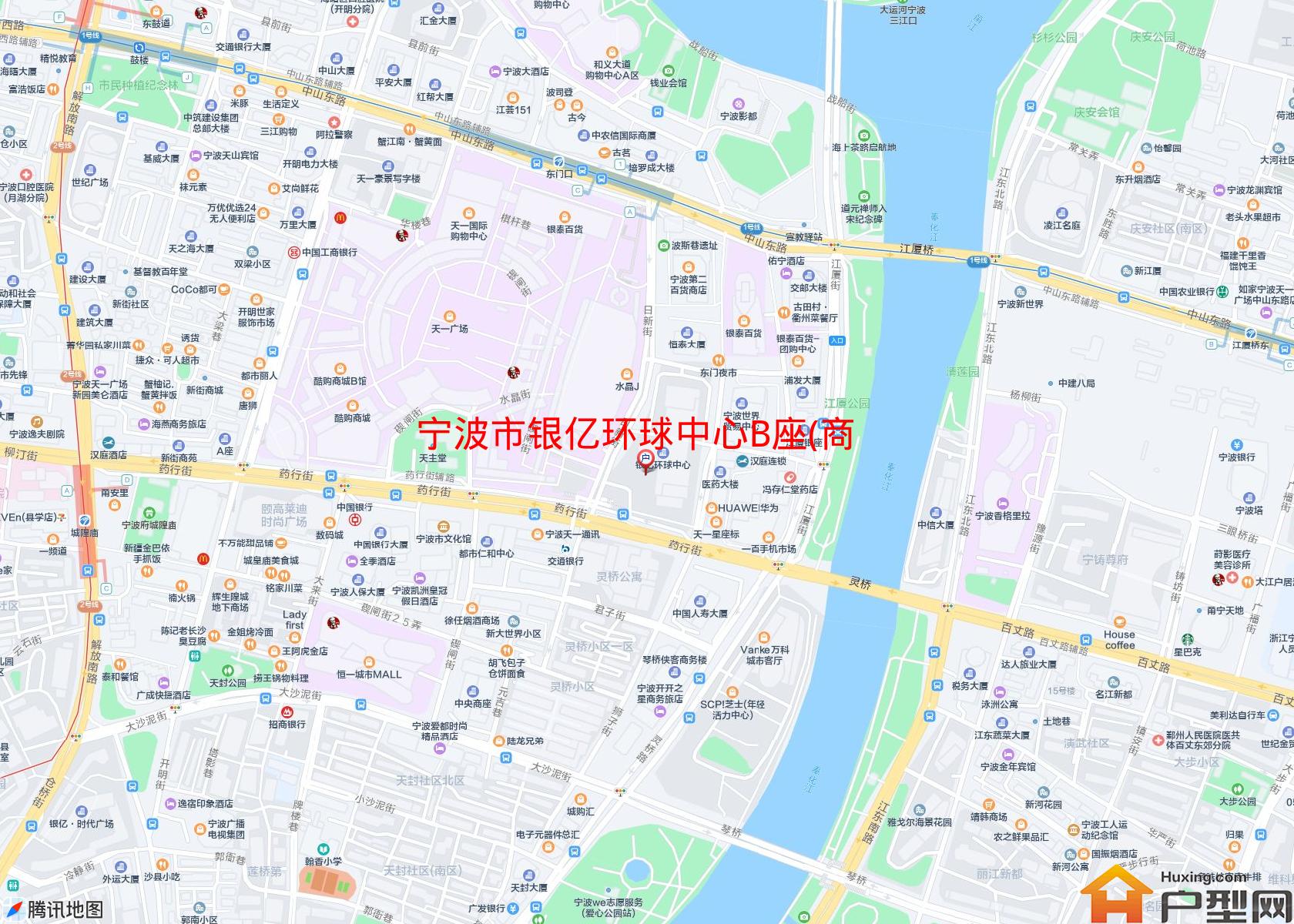 银亿环球中心B座(商住楼)小区 - 户型网