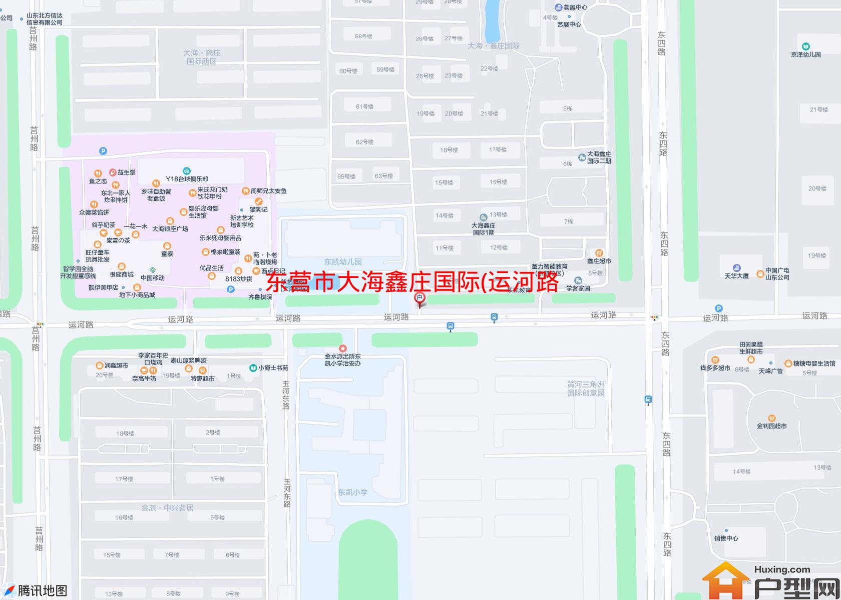 大海鑫庄国际(运河路)小区 - 户型网