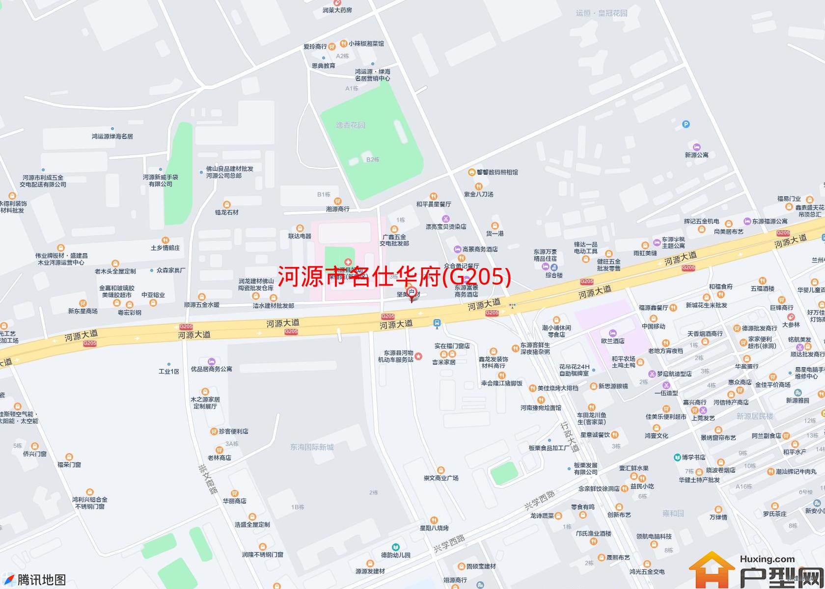 名仕华府(G205)小区 - 户型网