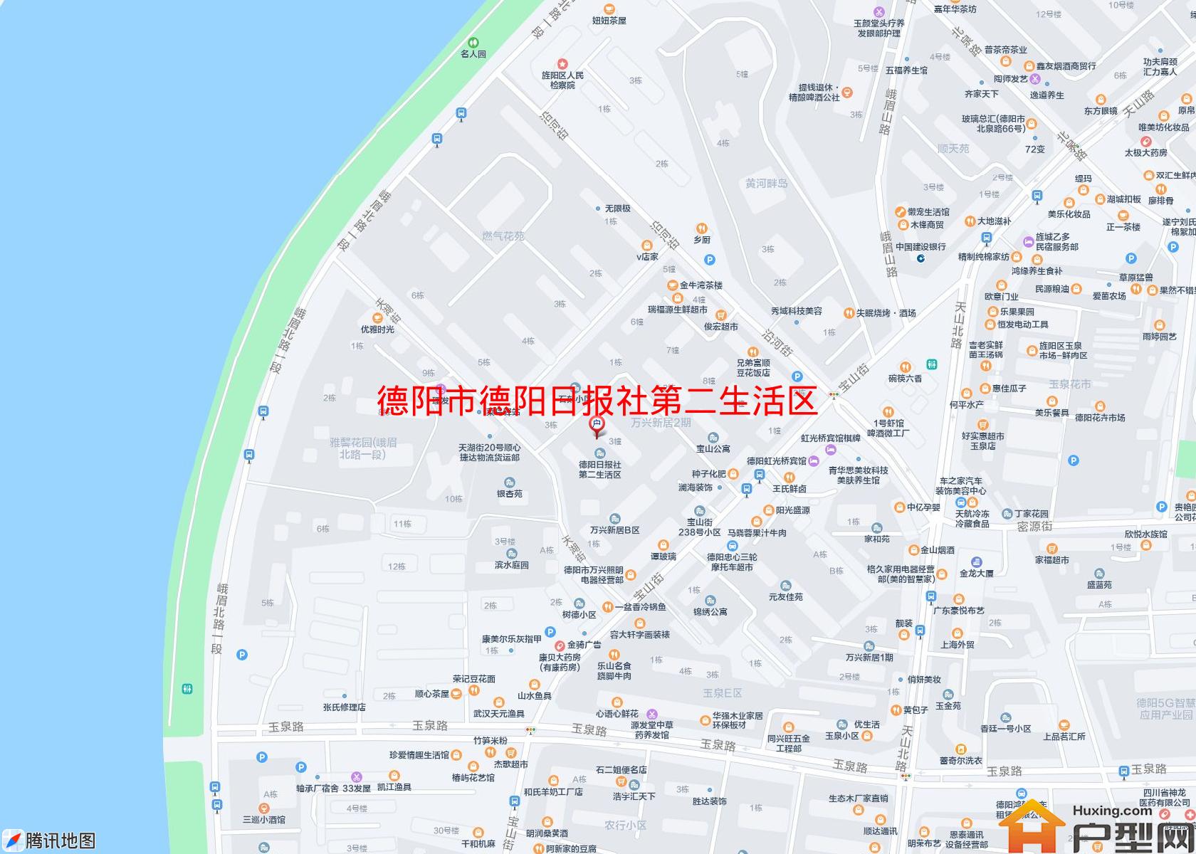 德阳日报社第二生活区(天湖街3号)小区 - 户型网