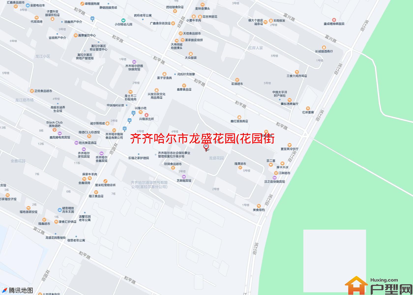 龙盛花园(花园街)小区 - 户型网