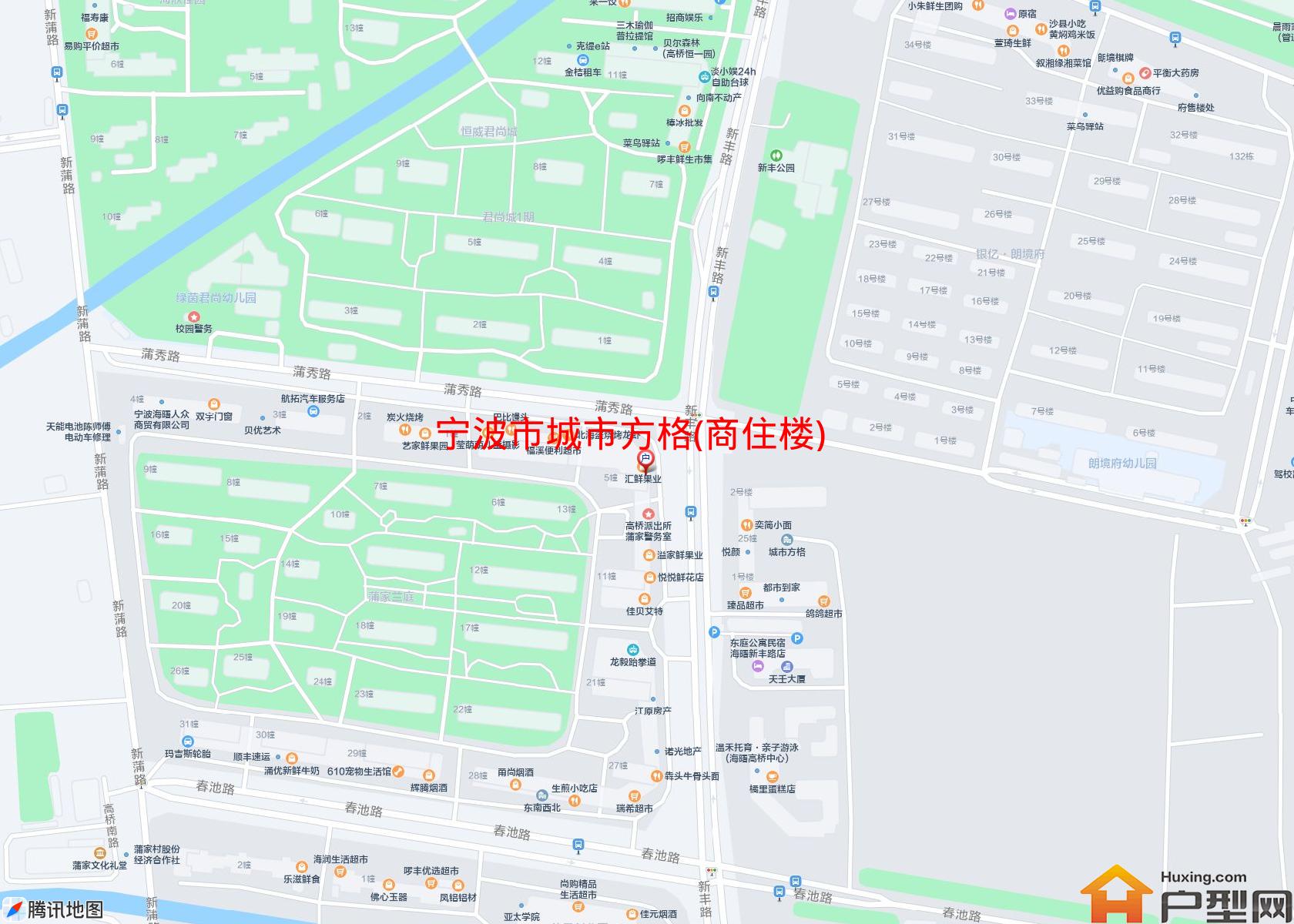 城市方格(商住楼)小区 - 户型网