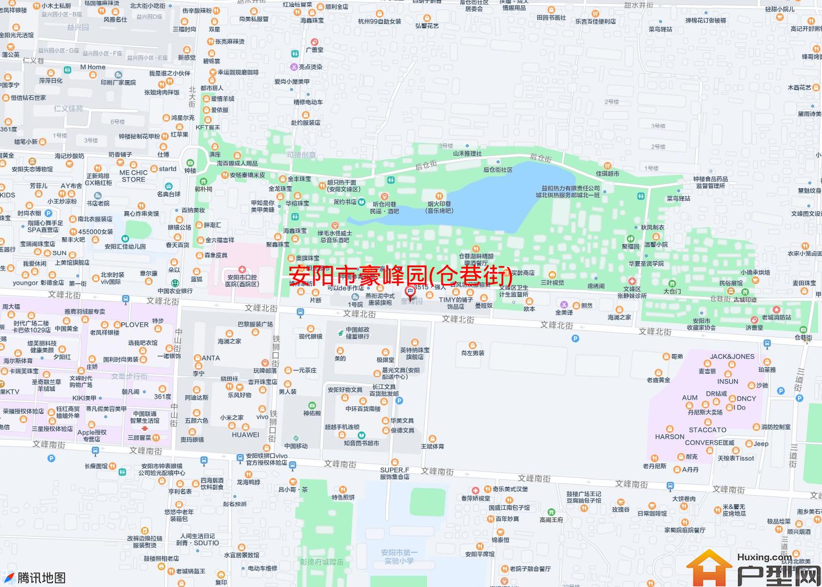 豪峰园(仓巷街)小区 - 户型网