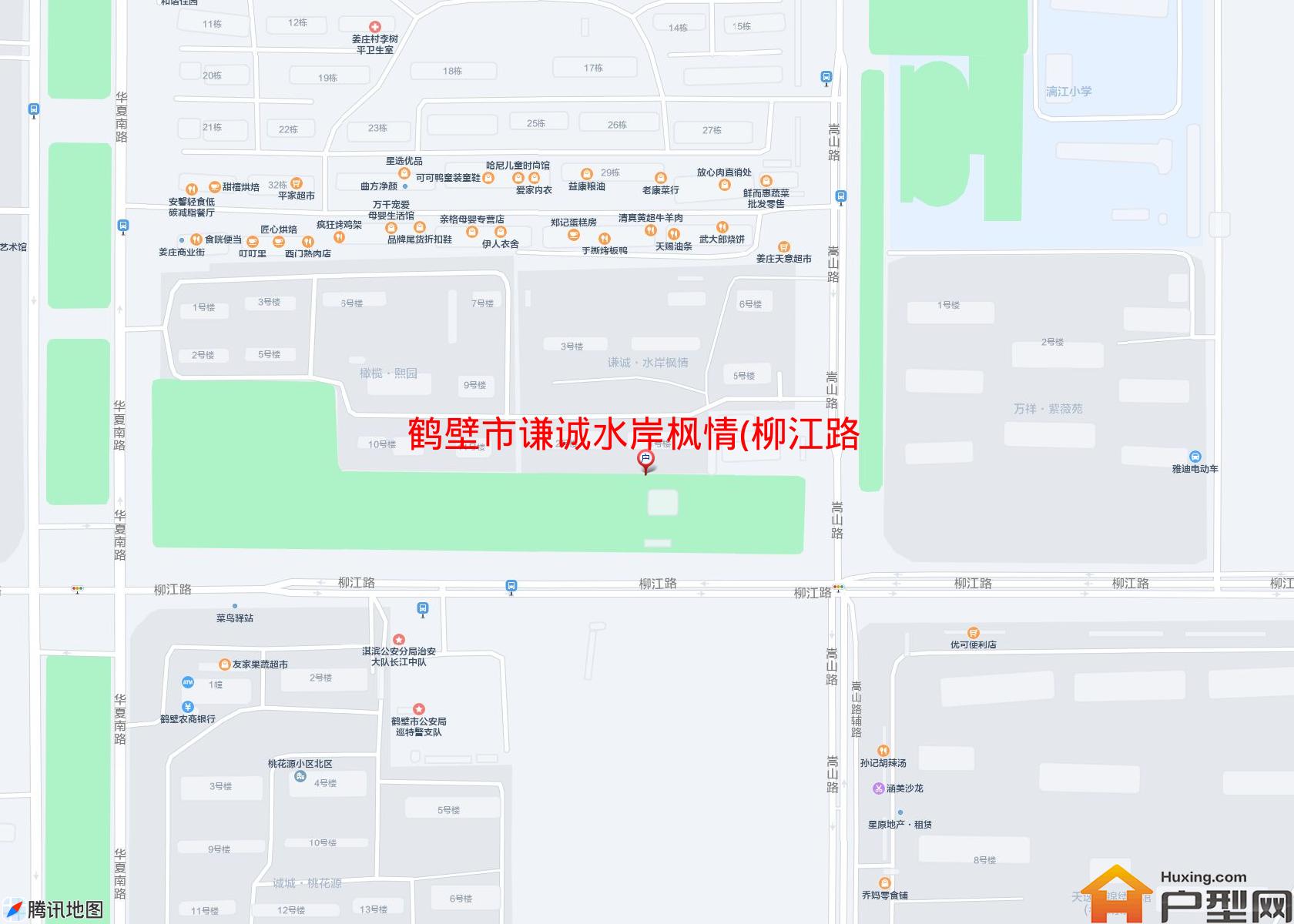 谦诚水岸枫情(柳江路)小区 - 户型网