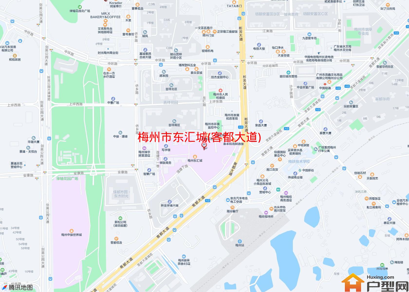东汇城(客都大道)小区 - 户型网