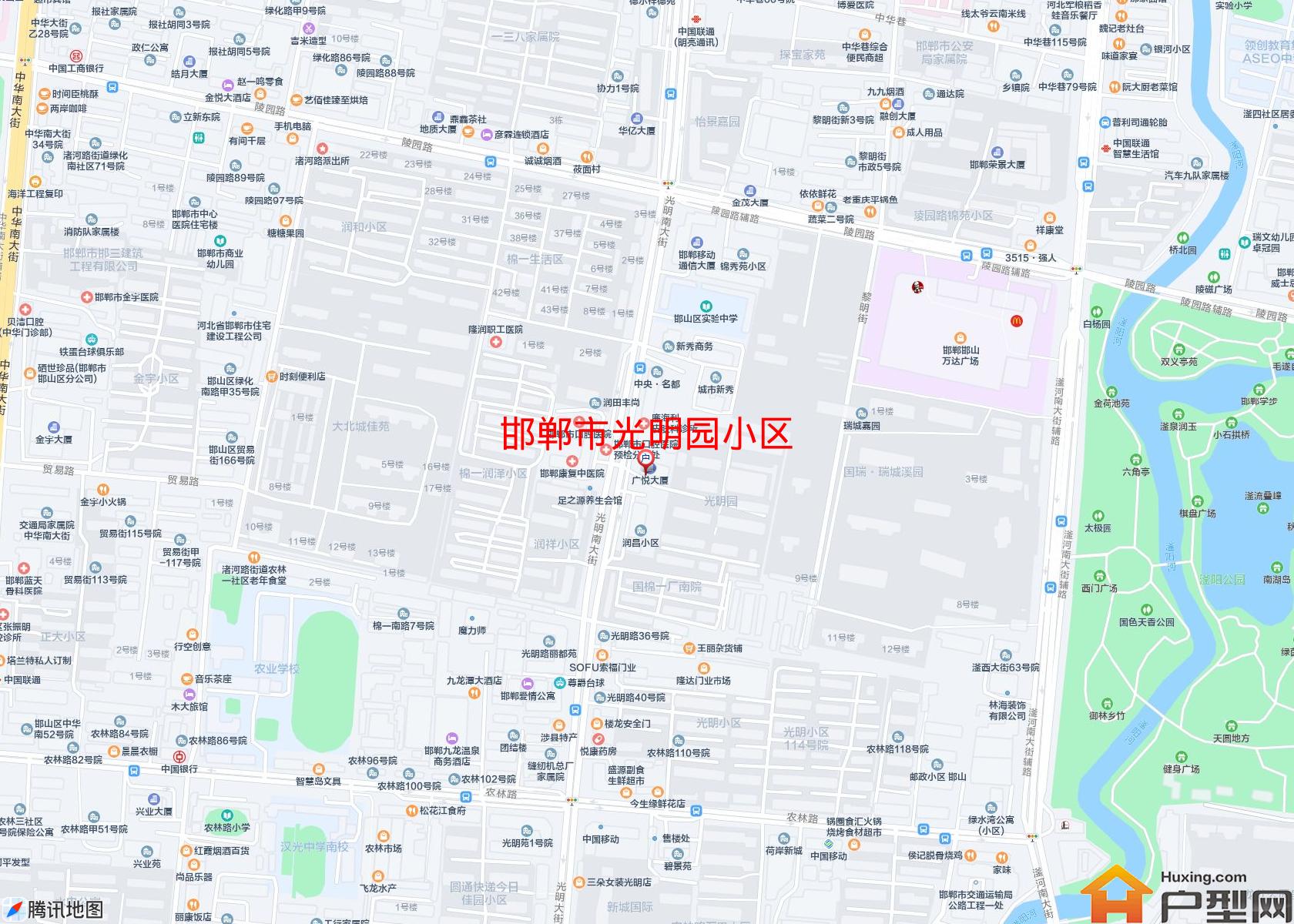 光明园小区小区 - 户型网