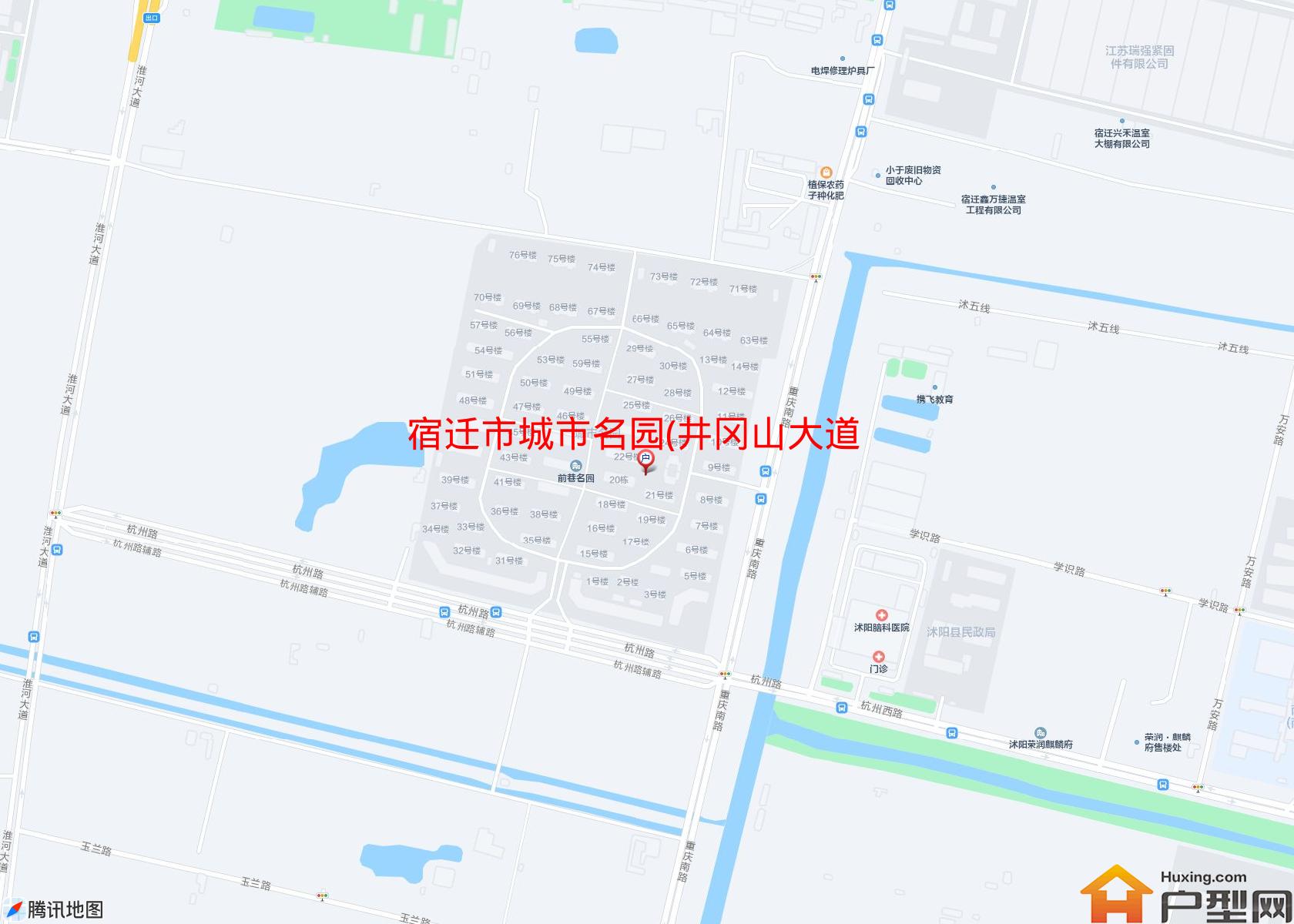 城市名园(井冈山大道)小区 - 户型网