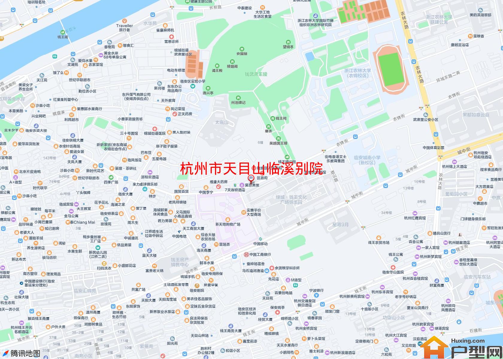 天目山临溪别院小区 - 户型网